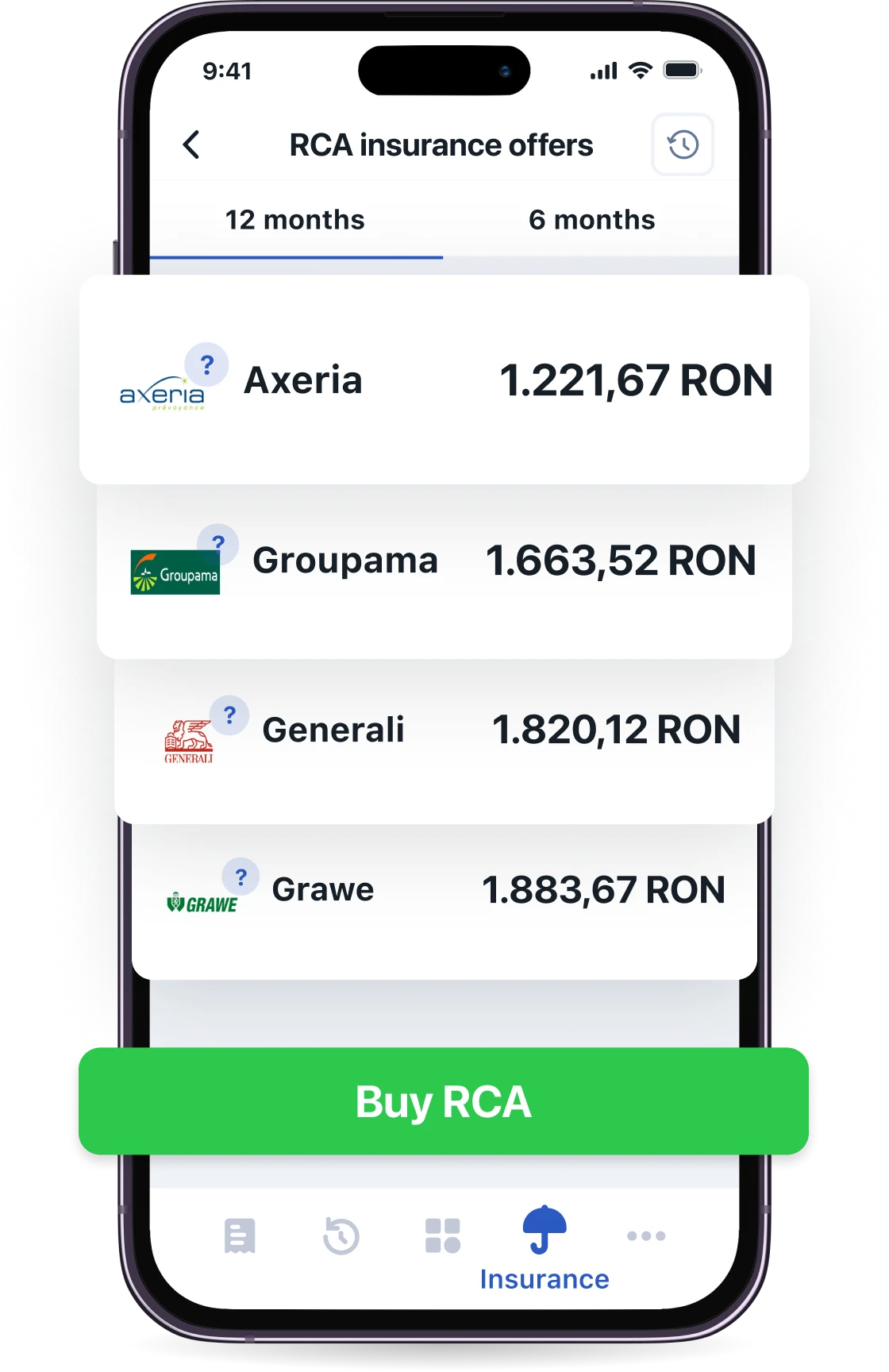 RCA insurance